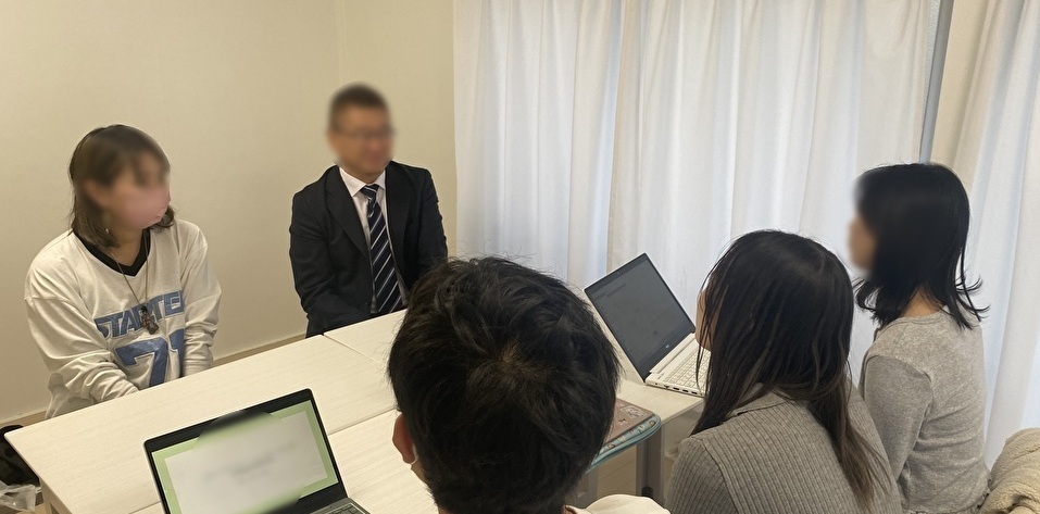 メロンパン店での提案の風景